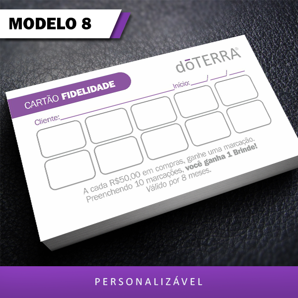 Cartões DOTERRA