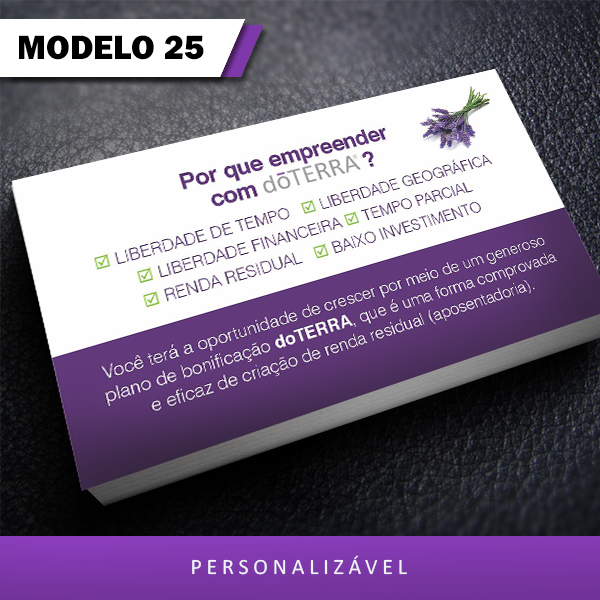 Cartões DOTERRA