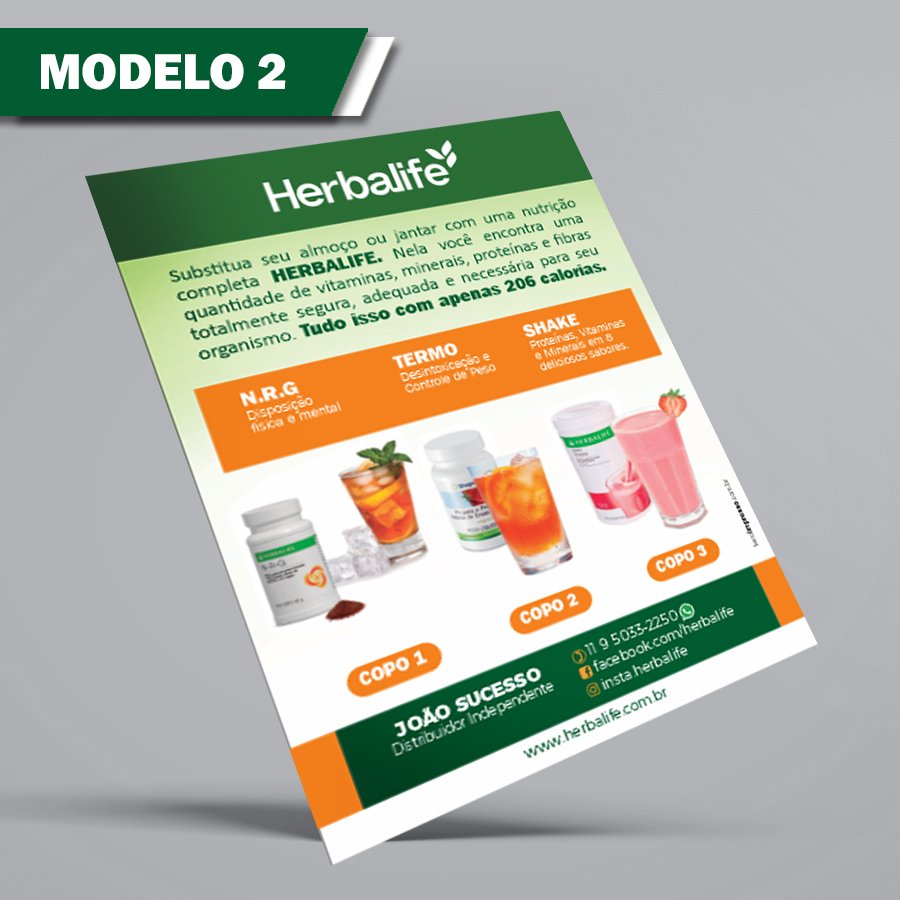 Folhetos HERBALIFE