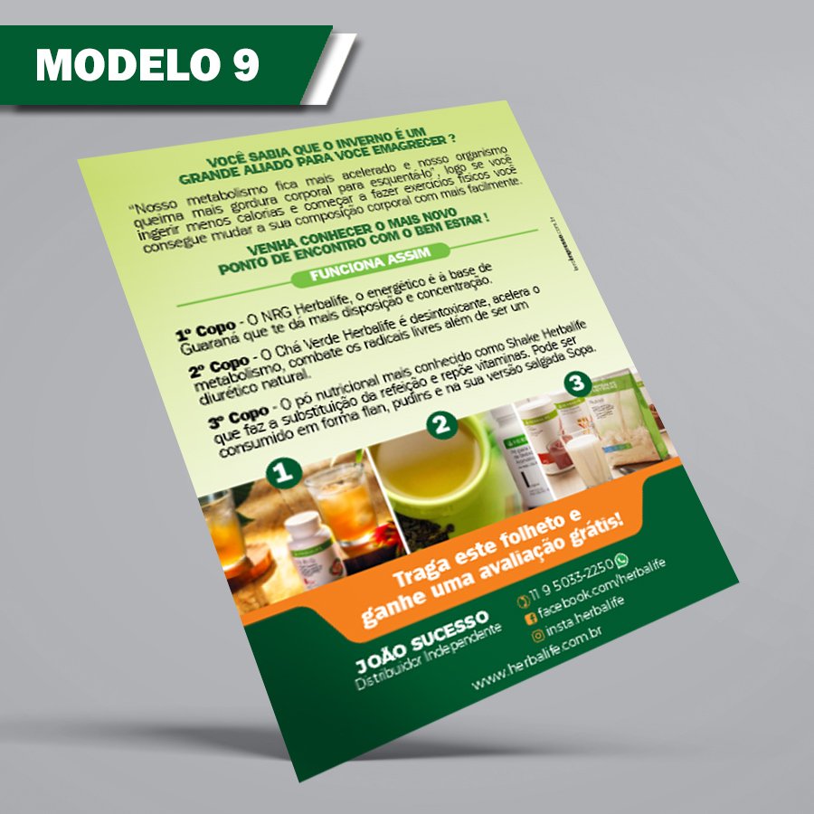 Folhetos HERBALIFE