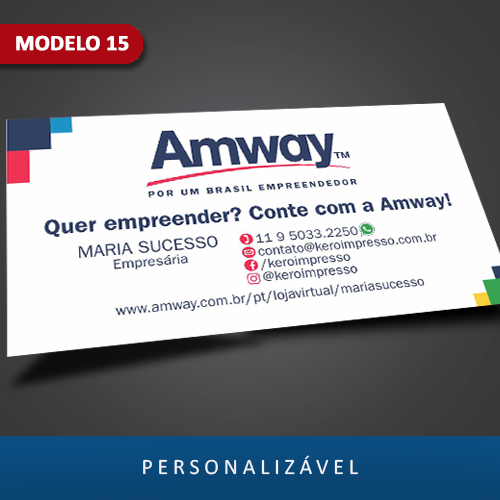 Cartões AMWAY
