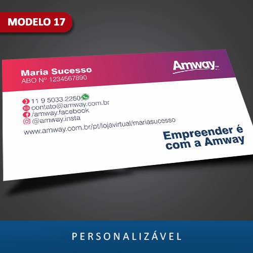Cartões AMWAY
