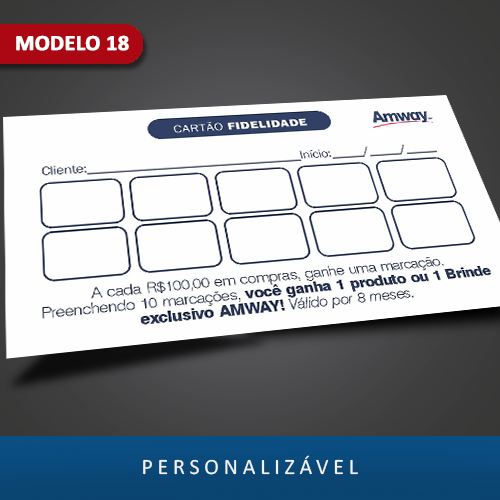 Cartões AMWAY