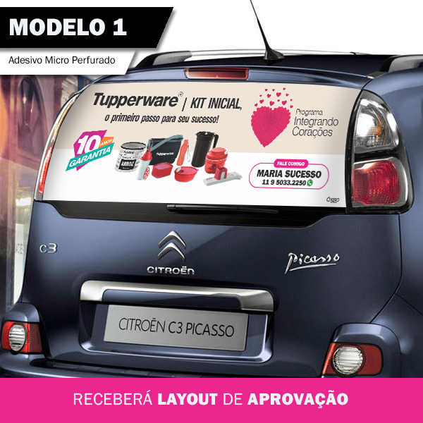 Adesivo para Carro TUPPERWARE