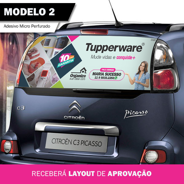 Adesivo para Carro TUPPERWARE