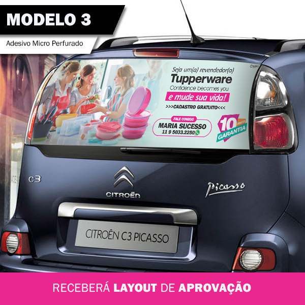 Adesivo para Carro TUPPERWARE