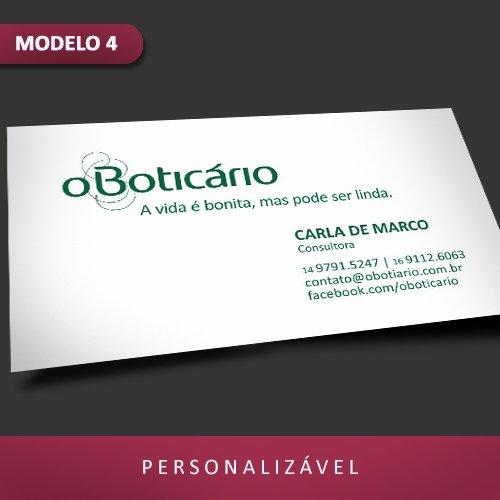Cartões O BOTICÁRIO