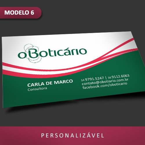 Cartões O BOTICÁRIO