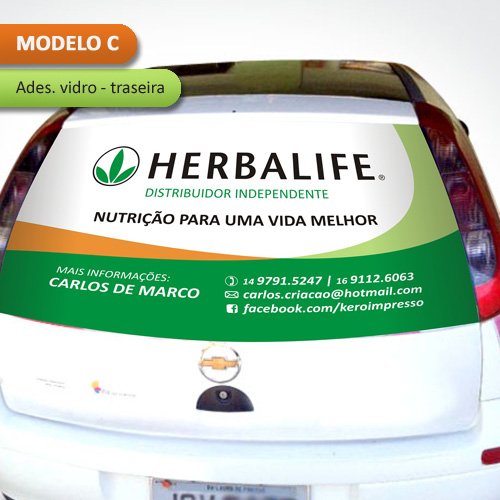 Adesivo para Carro HERBALIFE
