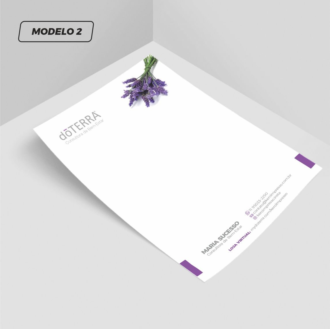 Papel Timbrado - DOTERRA